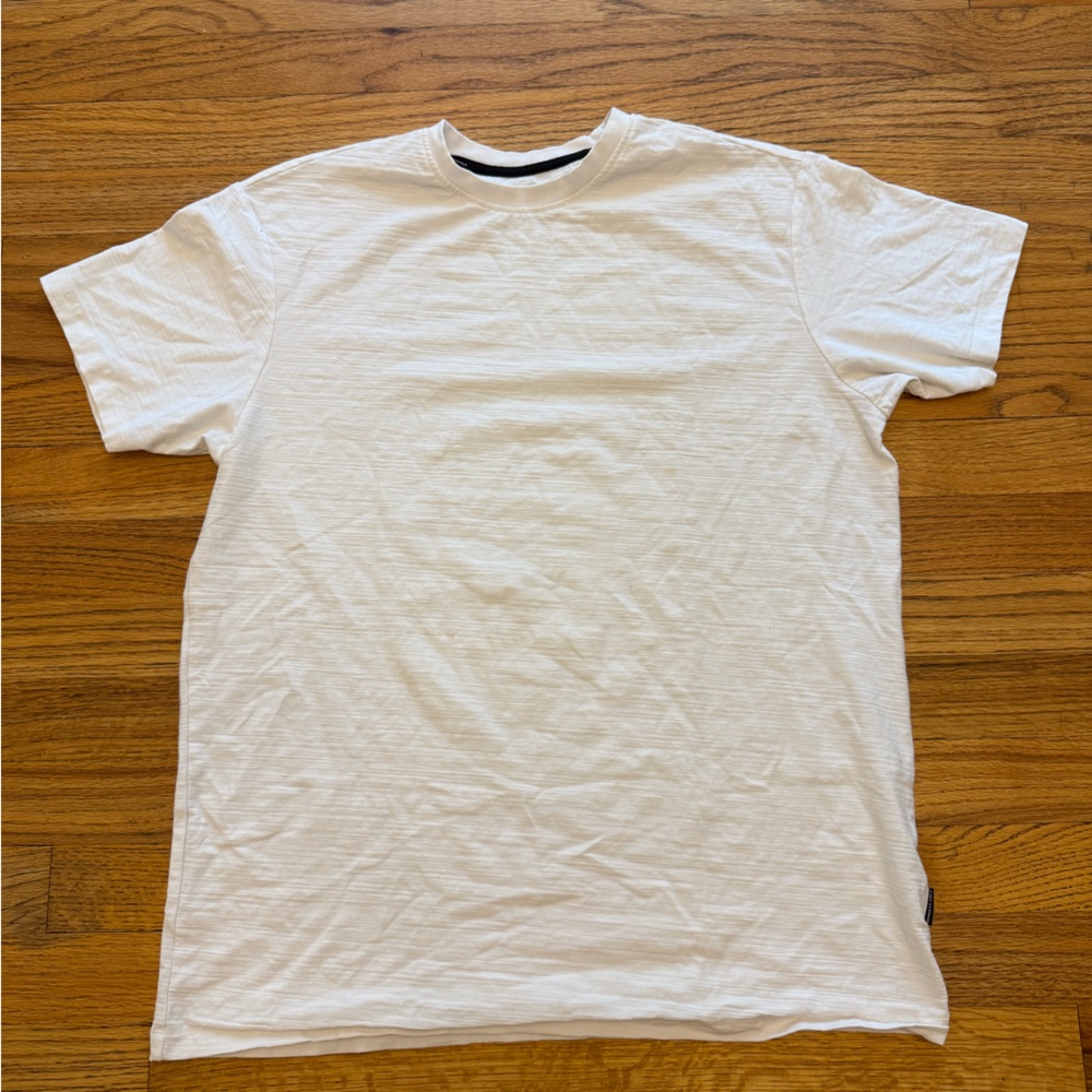Kenneth Cole White Crew Neck T-Shirt